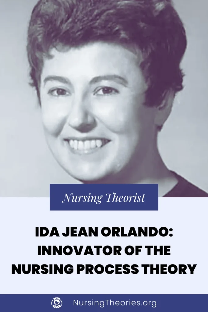 ida jean orlando innovator of the nursing process theory nurse theorist