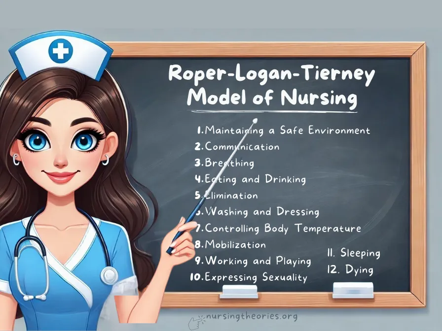 roper logan tierney model of nursing 12 adls nursing theories